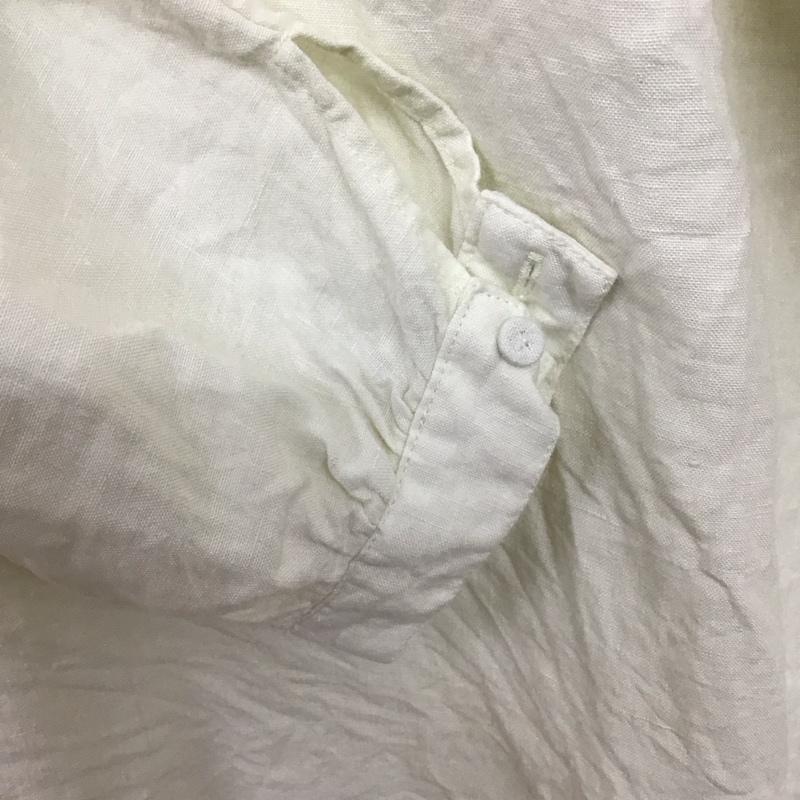 スタディオクリップ studio CLIP シャツ、ブラウス 長袖 natural by clip FREE 無地 白 / ホワイト / レディース USED 古着 中古 10132124