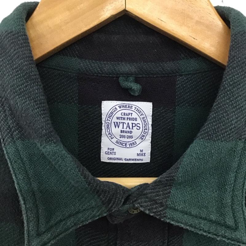 ダブルタップス WTAPS シャツ、ブラウス 長袖 長袖シャツ チェックシャツ カラーシャツ M チェック マルチカラー / マルチカラー / メンズ USED 古着 中古 10133696