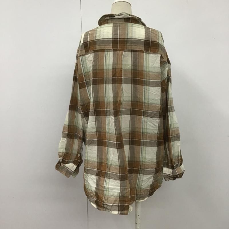 ニコアンド niko and... シャツ、ブラウス 長袖 長袖 3 チェック マルチカラー / マルチカラー / レディース USED 古着 中古 10106860