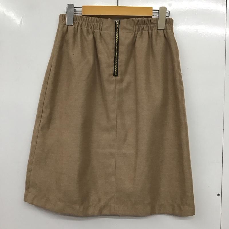 アリシアページボーイ alicia PAGEBOY スカート ミニスカート FREE 無地 茶 / ブラウン /  レディース USED 古着 中古 10133394