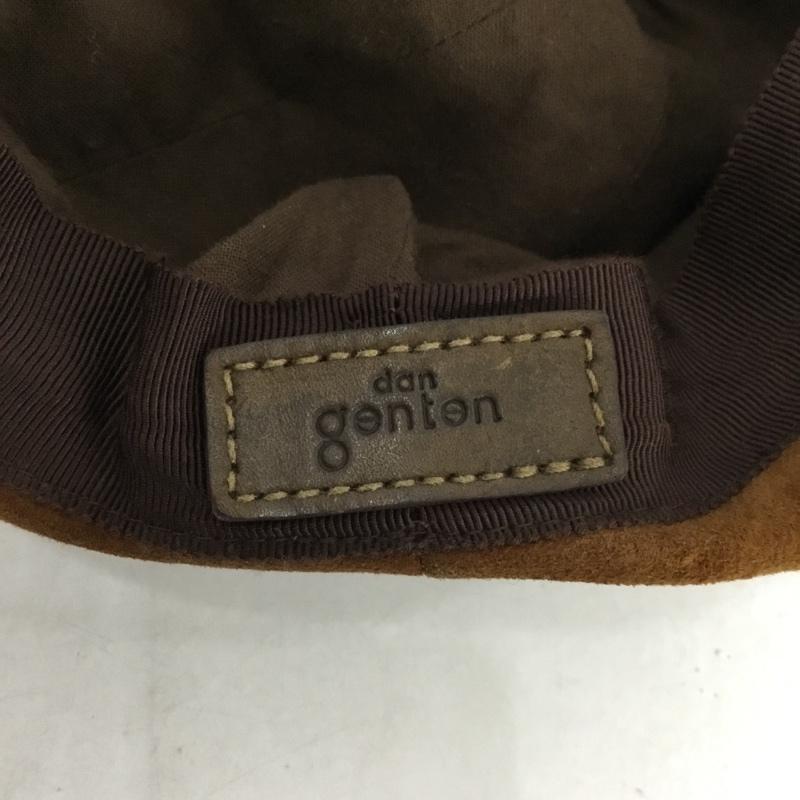 ゲンテン genten 帽子 キャップ dan genten キャスケット 無地 茶 / ブラウン / メンズ USED 古着 中古 10143663