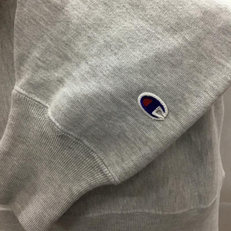 チャンピオン Champion トレーナー 長袖 L 無地 灰 / グレー / メンズ USED 古着 中古 10108902