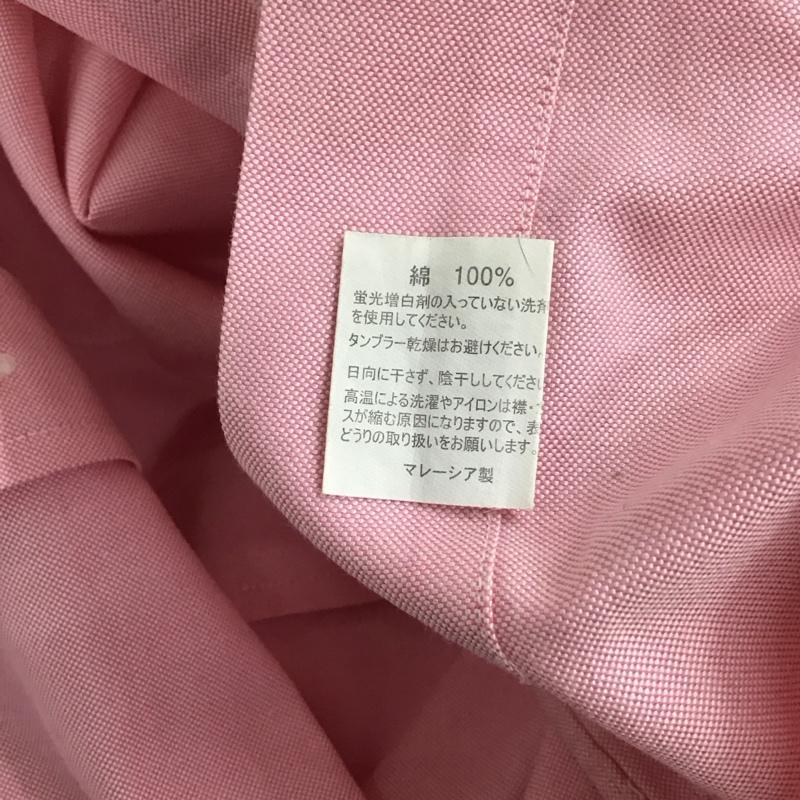ブルックスブラザーズ BROOKS BROTHERS シャツ、ブラウス 長袖 長袖シャツ カラーシャツ ポケットシャツ 長袖カットソー ボタンダウンシャツ 無地 桃 / ピンク / メンズ USED 古着 中古 10107016