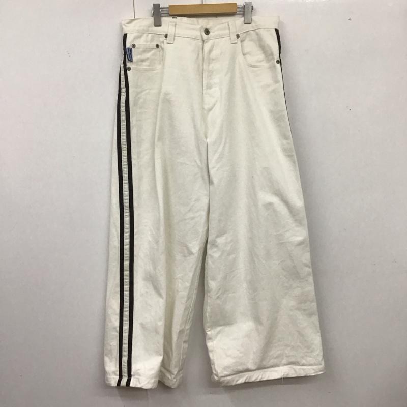 キックウエア KIK WEAR パンツ デニム、ジーンズ 36インチ 無地 白 / ホワイト /  メンズ USED 古着 中古 10126411