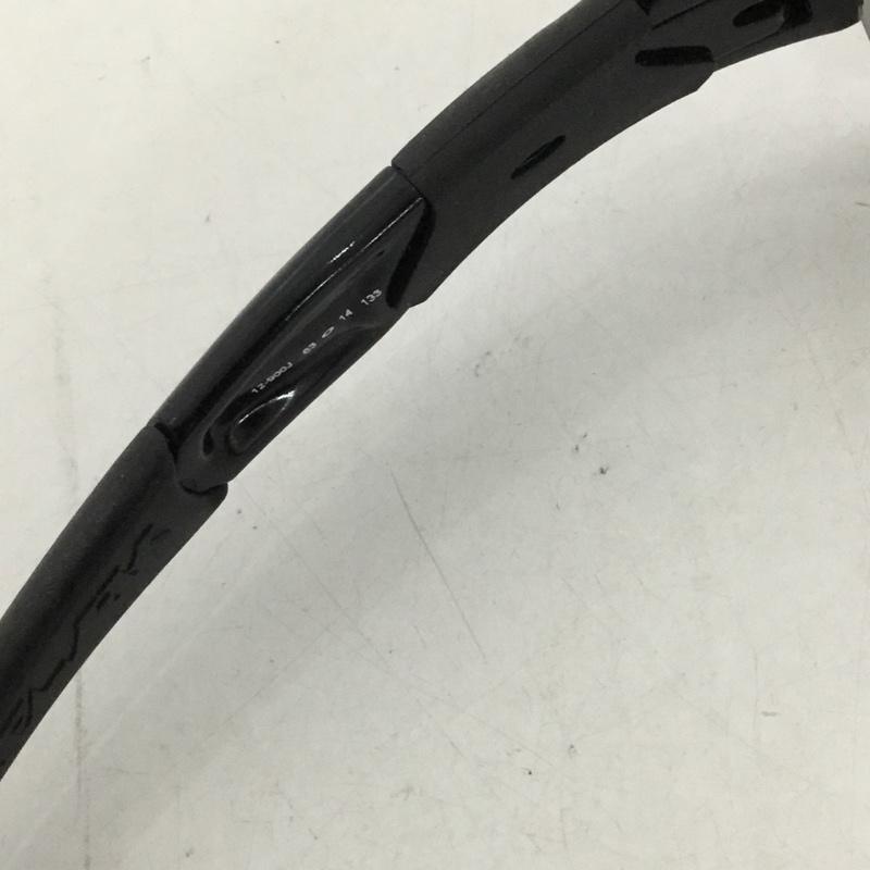 オークリー OAKLEY めがね・サングラス サングラス 12-900J FLAK JACKET スポーツサングラス ミラーレンズ 箱有 ロゴ、文字 黒 / ブラック / メンズ USED 古着 中古 10129376