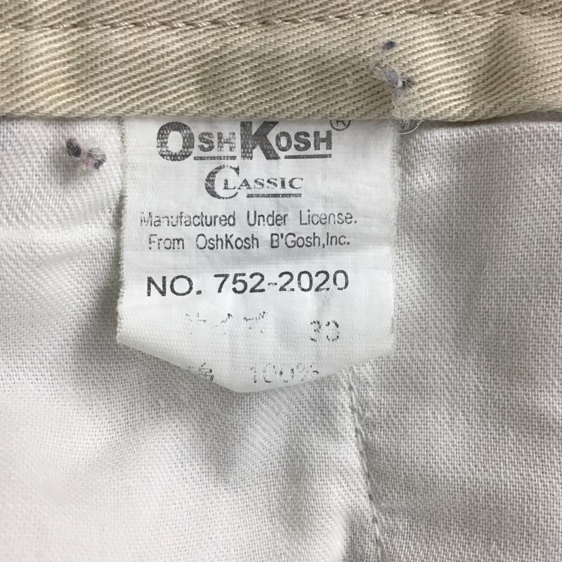 オシュコシュ OSHKOSH パンツ チノパン チノパン ワイドパンツ カジュアルパンツ 30インチ 無地 ベージュ / ベージュ / メンズ USED 古着 中古 10131287