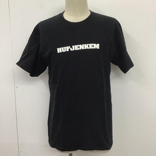 ハフ HUF Tシャツ 半袖 半袖カットソー プリントTシャツ クルーネックカットソー M ロゴ、文字 黒 / ブラック /  メンズ USED 古着 中古 10110918