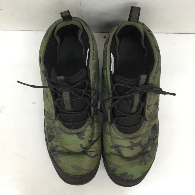 ザノースフェイス THE NORTH FACE ブーツ ショートブーツ NF0A7W4O チャッカブーツ 28.0cm カモフラージュ柄・迷彩 緑 / グリーン / メンズ USED 古着 中古 10136323