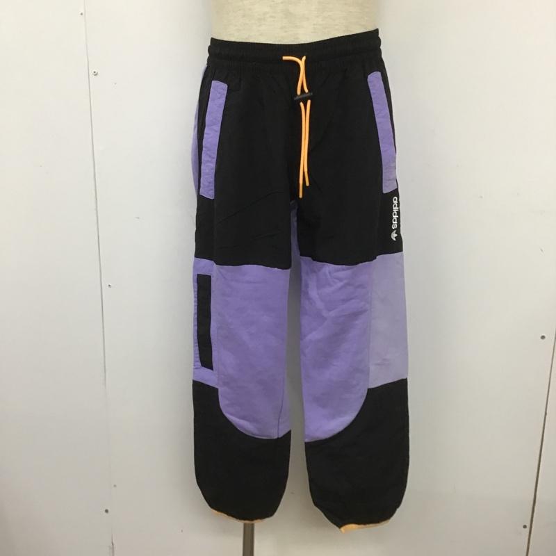 アディダスオリジナルス adidas originals ボトムス ボトムス gn2368 ADVBLKSWTPANTS スウェット パンツ スウェットパンツ L ロゴ、文字 黒 / ブラック / X 紫 / パープル / メンズ USED 古着 中古 10105822