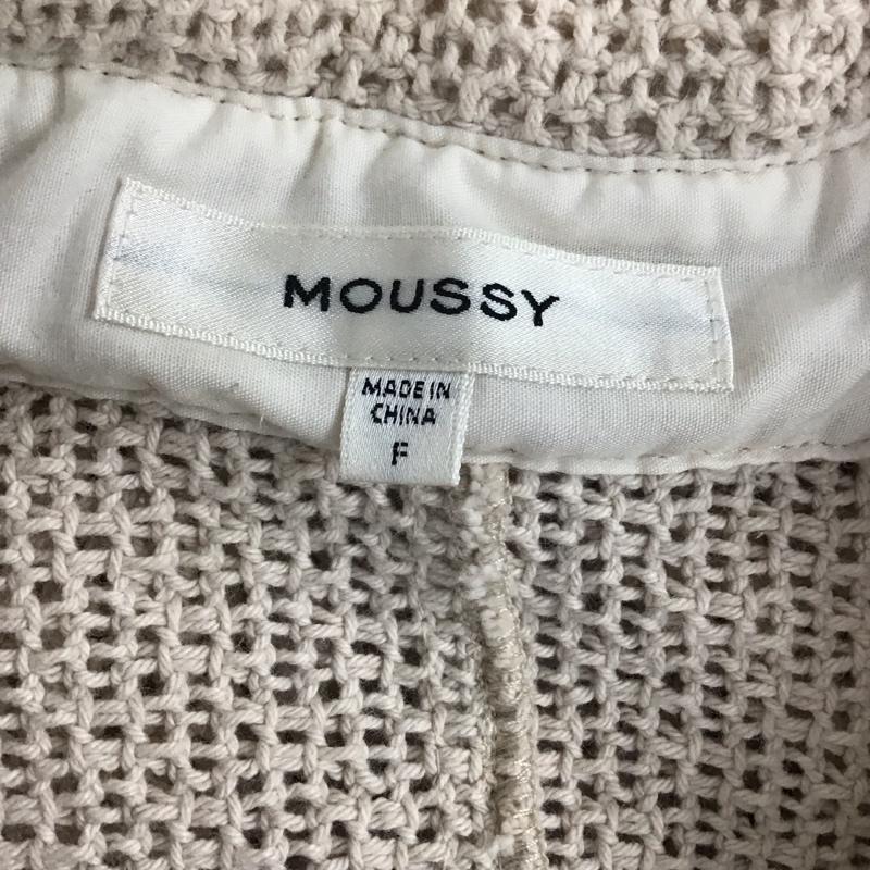 マウジー MOUSSY シャツ、ブラウス 長袖 010DS330-0550 MESH SHIRTS JACKET メッシュ FREE 無地 アイボリー / アイボリー / レディース USED 古着 中古 10120235