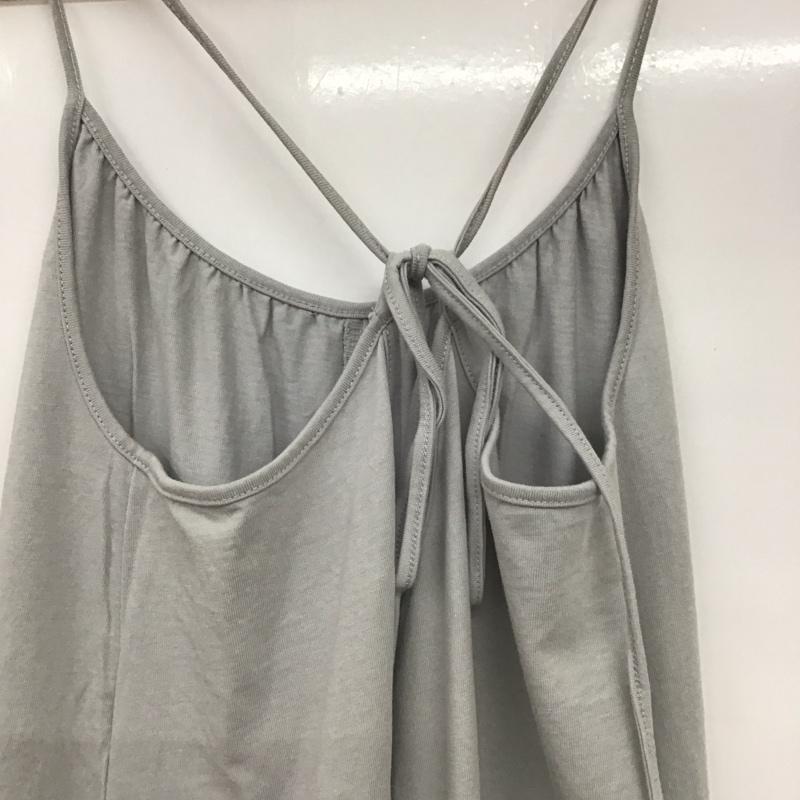 ザラ ZARA ワンピース・ドレス・オールインワン ワンピース・ドレス・オールインワン オールインワン ノースリーブ ワイドパンツ S 無地 灰 / グレー / レディース USED 古着 中古 10134318