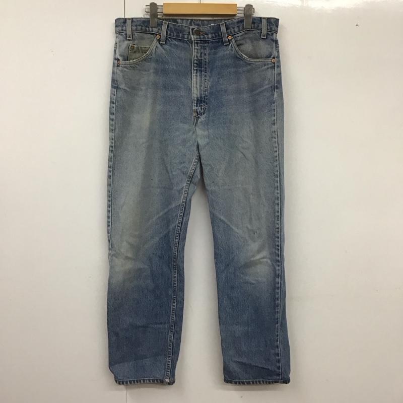 リーバイストラウスアンドコー Levi Strauss & co. パンツ デニム、ジーンズ デニムパンツ ワイドパンツ カジュアルパンツ 36 無地 インディゴ / インディゴ / メンズ USED 古着 中古 10127652