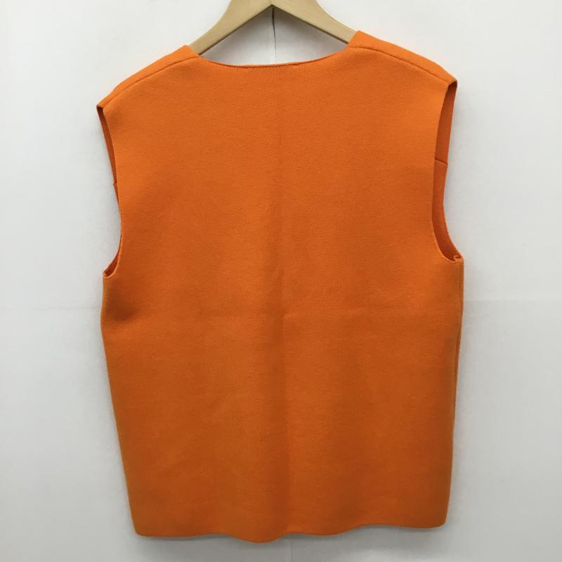 ザラ ZARA ベスト ベスト M 無地 橙 / オレンジ / レディース USED 古着 中古 10135937