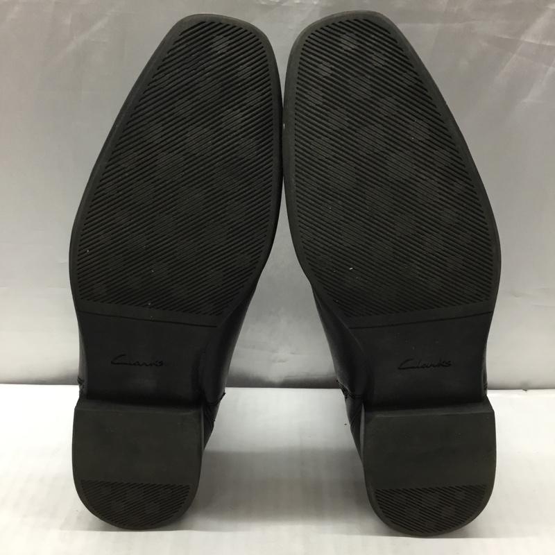クラークス Clarks ブーツ ショートブーツ 60917224 サイドゴアブーツ US7.5 US:7.5 無地 黒 / ブラック / メンズ USED 古着 中古 10116892
