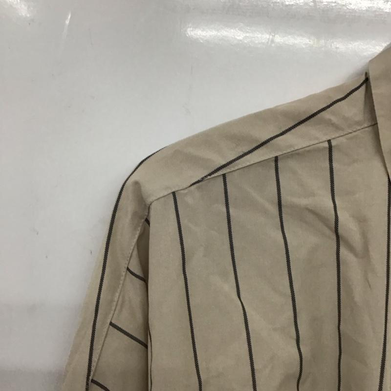レプシィム LEPSIM シャツ、ブラウス 長袖 長袖シャツ ストライプシャツ カラーシャツ FREE ストライプ ベージュ / ベージュ / レディース USED 古着 中古 10135077