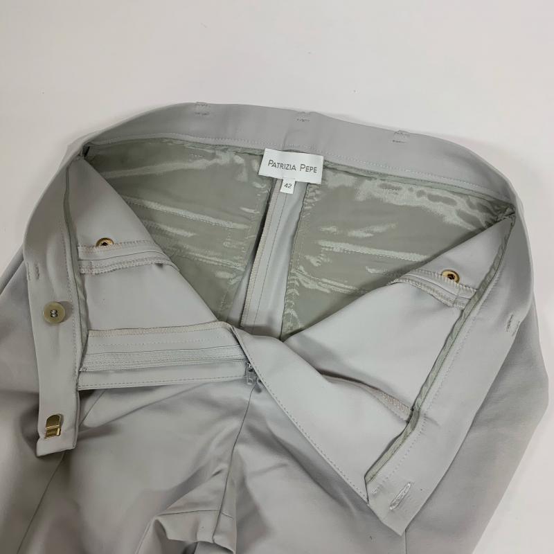 パトリッツァペペ PATRIZIA-PEPE パンツ スラックス 42 無地 灰 / グレー / レディース USED 古着 中古 10013965