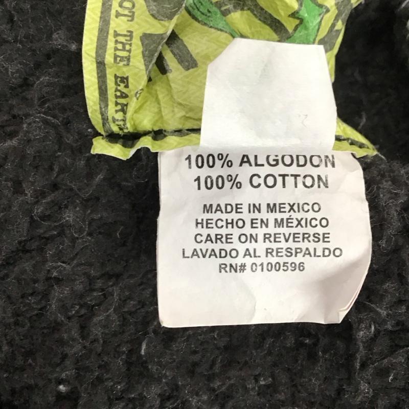 古着 USED パーカー 長袖 メキシカンパーカー フード付きパーカー 長袖カットソー 古着 ヴィンテージ XL 無地 黒 / ブラック / メンズ USED 古着 中古 10123579