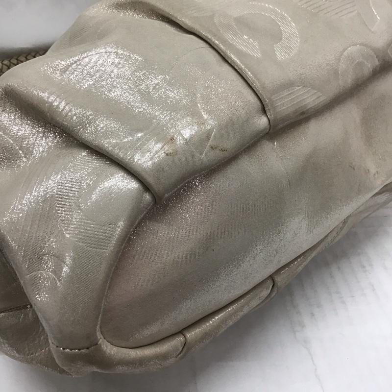 コーチ COACH ハンドバッグ ハンドバッグ G1073-16269 トートバッグ ロゴ、文字 ベージュ / ベージュ / レディース USED 古着 中古 10111770