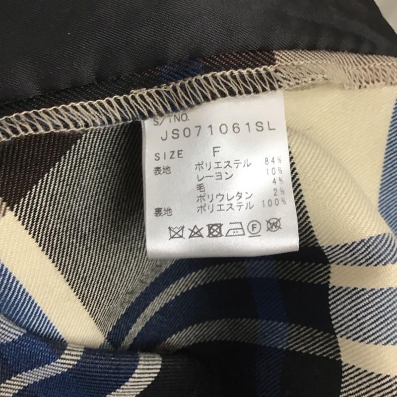 ジーナシス JEANASIS ジャケット、上着 ジャケット、ブレザー JS071061SL テーラードジャケット FREE チェック マルチカラー / マルチカラー / レディース USED 古着 中古 10106642