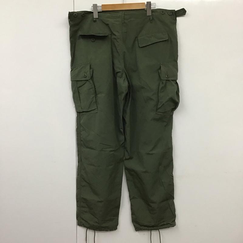 ミリタリー ミリタリー パンツ ワークパンツ、ペインターパンツ L 無地 カーキ / カーキ / メンズ USED 古着 中古 10130447