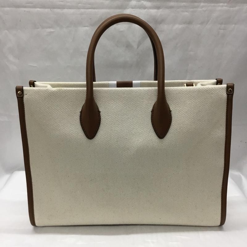マイケルコース MICHAEL KORS トートバッグ トートバッグ 35S3G7ZT2C ショルダー 2WAY ロゴ、文字 茶 / ブラウン / X アイボリー / アイボリー / レディース USED 古着 中古 10110149