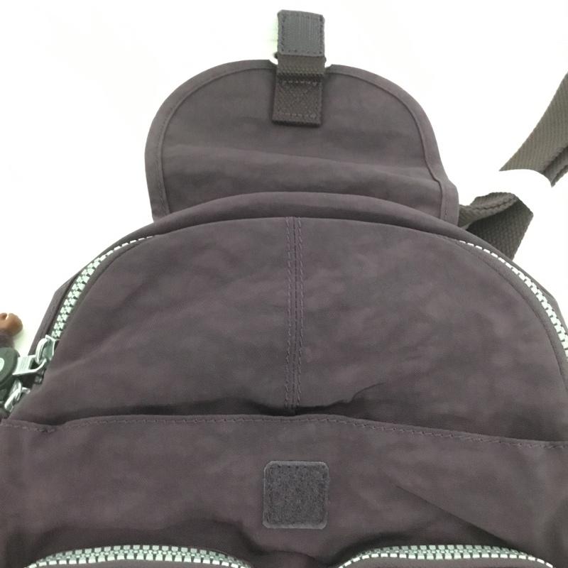キプリング kipling リュックサック、デイパック リュックサック、デイバッグ K13108-C72 FIREFLY N 2WAY ショルダー ロゴ、文字 紫 / パープル / レディース USED 古着 中古 10131724