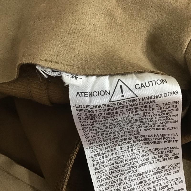 ザラ ZARA パンツ スラックス ハイウエスト フェイクスウェード M 無地 ベージュ / ベージュ / レディース USED 古着 中古 10108607