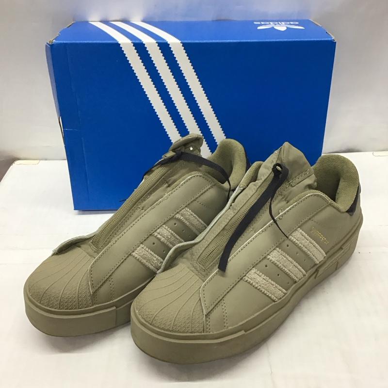 アディダス adidas スニーカー スニーカー GY1490 UPERSTAR BONEGA X W 23.5cm 箱有 23.5cm ロゴ、文字 カーキ / カーキ / レディース USED 古着 中古 10119352