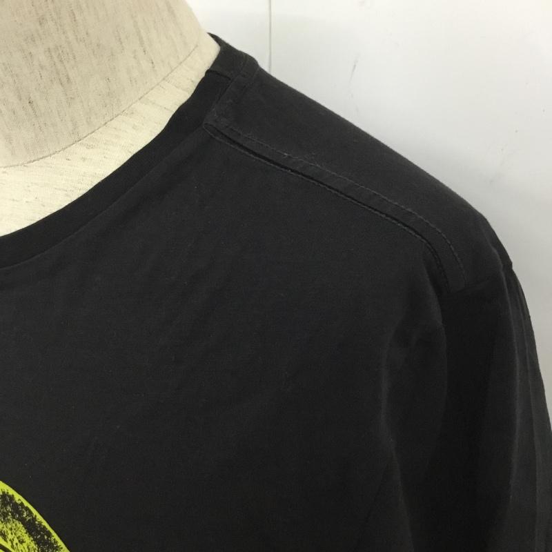 ザノースフェイス THE NORTH FACE Tシャツ 半袖 半袖カットソー プリントTシャツ クルーネックカットソー L プリント 黒 / ブラック /  メンズ USED 古着 中古 10110000