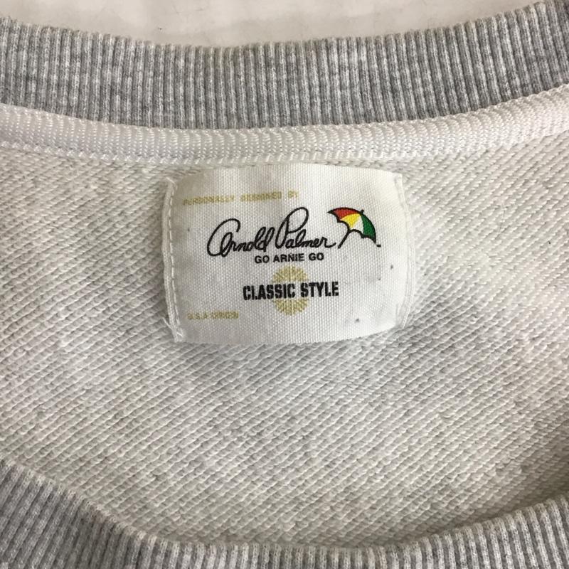 アーノルドパーマー Arnold Palmer トレーナー 長袖 7060170001-93 スウェット LL ワンポイント 灰 / グレー /  メンズ USED 古着 中古 10116519