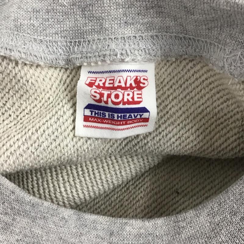 フリークスストア FREAK S STORE トレーナー 長袖 長袖トレーナー スウェット クルーネック プルオーバー M ロゴ、文字 灰 / グレー / レディース USED 古着 中古 10126857