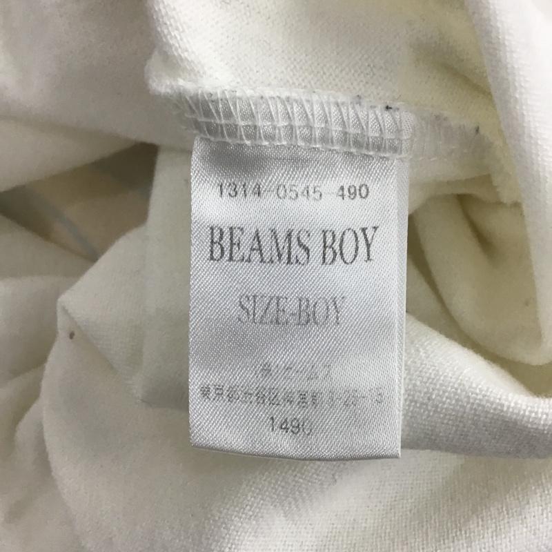 ビームス ハート BEAMS HEART カットソー 七分袖 ラグラン ミッキー ディズニー プリント 白 / ホワイト /  レディース USED 古着 中古 10106167