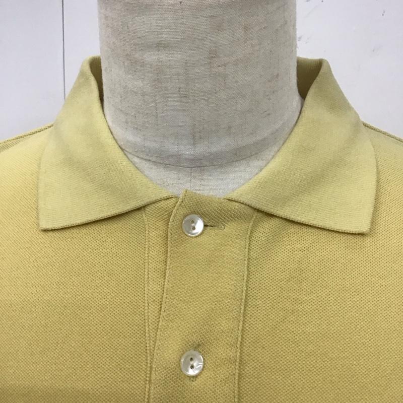 バズリクソンズ Buzz Rickson s ポロシャツ 半袖 半袖ポロシャツ カラーシャツ 半袖カットソー L ロゴ、文字 黄 / イエロー /  メンズ USED 古着 中古 10113105