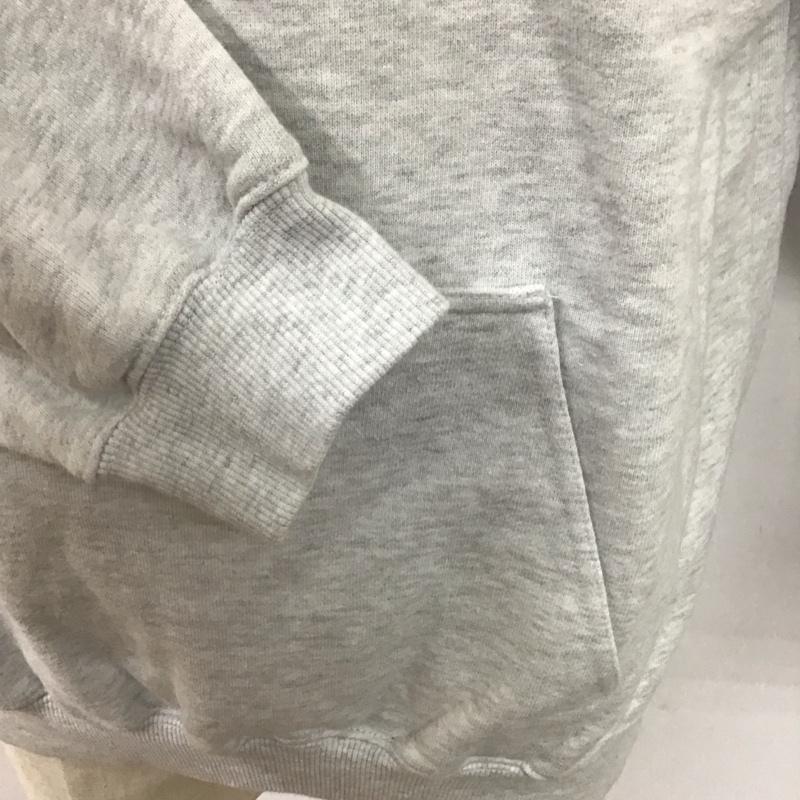 エクストララージ XLARGE パーカー 長袖 長袖パーカー ジップカラーパーカー スウェット プルオーバー M ロゴ、文字 灰 / グレー /  メンズ USED 古着 中古 10126862