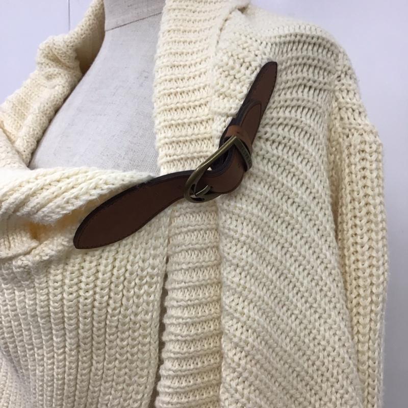 ポロラルフローレン POLO RALPH LAUREN ニット、セーター 長袖 長袖ニットカットソー ニット セーター タートルネックニット XS 無地 白 / ホワイト / レディース USED 古着 中古 10115977