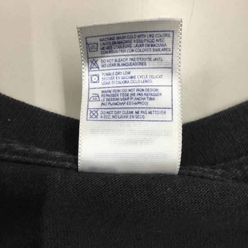 古着 USED Tシャツ 半袖 半袖カットソー プリントTシャツ クルーネックカットソー L プリント 黒 / ブラック /  メンズ USED 古着 中古 10114164