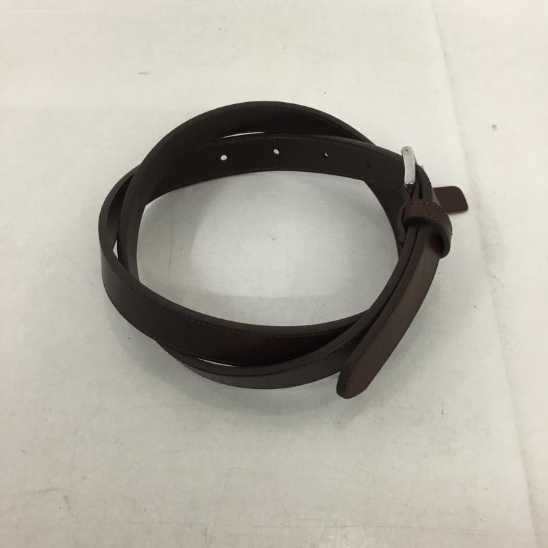 コーチ COACH ベルト・バックル ベルト COWHIDEレザー 無地 茶 / ブラウン / レディース USED 古着 中古 10131698