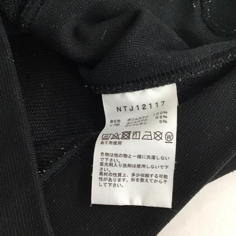 ザノースフェイス THE NORTH FACE Tシャツ 長袖 NTJ12117 Victoria L-Breath スクエアロゴクルー Square Logo Crew 130cm ロゴ、文字 X プリント 黒 / ブラック / ボーイズ USED 古着 中古 10131141