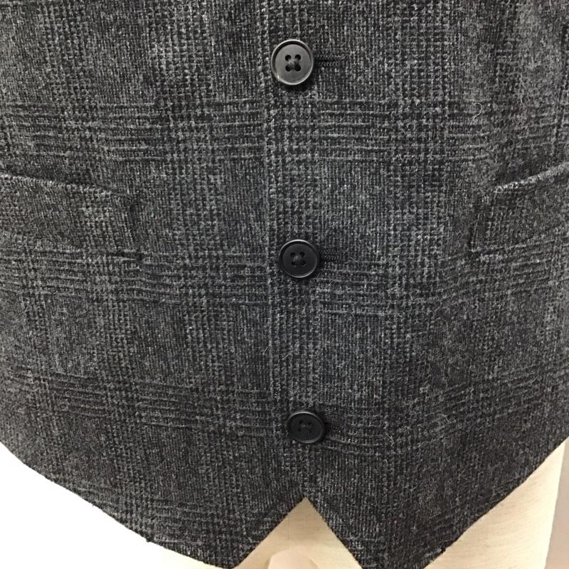 グリーンレーベルリラクシング green label relaxing ベスト ベスト 3223-199-2610 XL チェック 黒 / ブラック / メンズ USED 古着 中古 10118376
