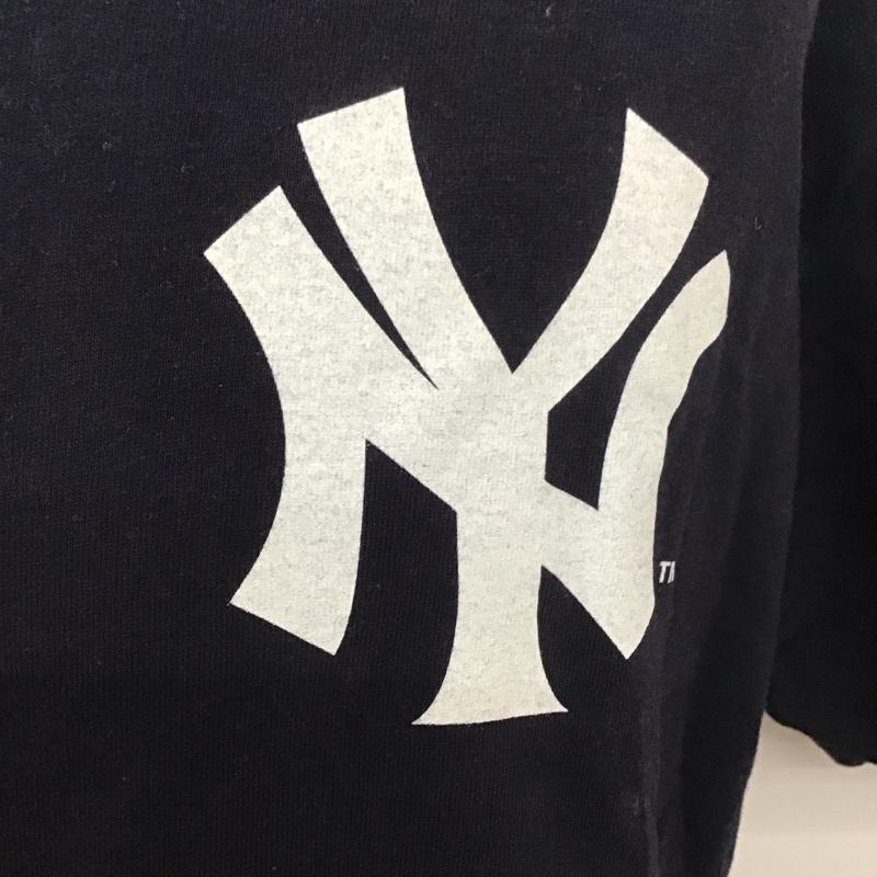 マジェスティック MAJESTIC Tシャツ 半袖 半袖カットソー プリントTシャツ クルーネックカットソー L ロゴ、文字 紺 / ネイビー /  メンズ USED 古着 中古 10111138