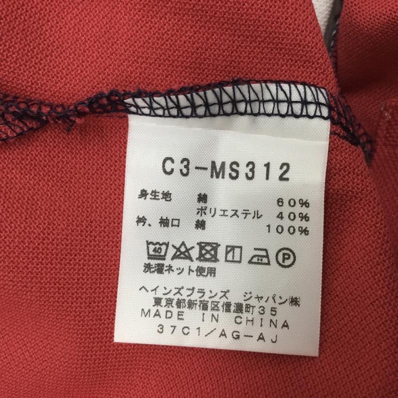 チャンピオン Champion ポロシャツ 半袖 C3-MS312 ゴルフウェア タグ付き M ロゴ、文字 白 / ホワイト / X 赤 / レッド / X 紺 / ネイビー / メンズ USED 古着 中古 10135707