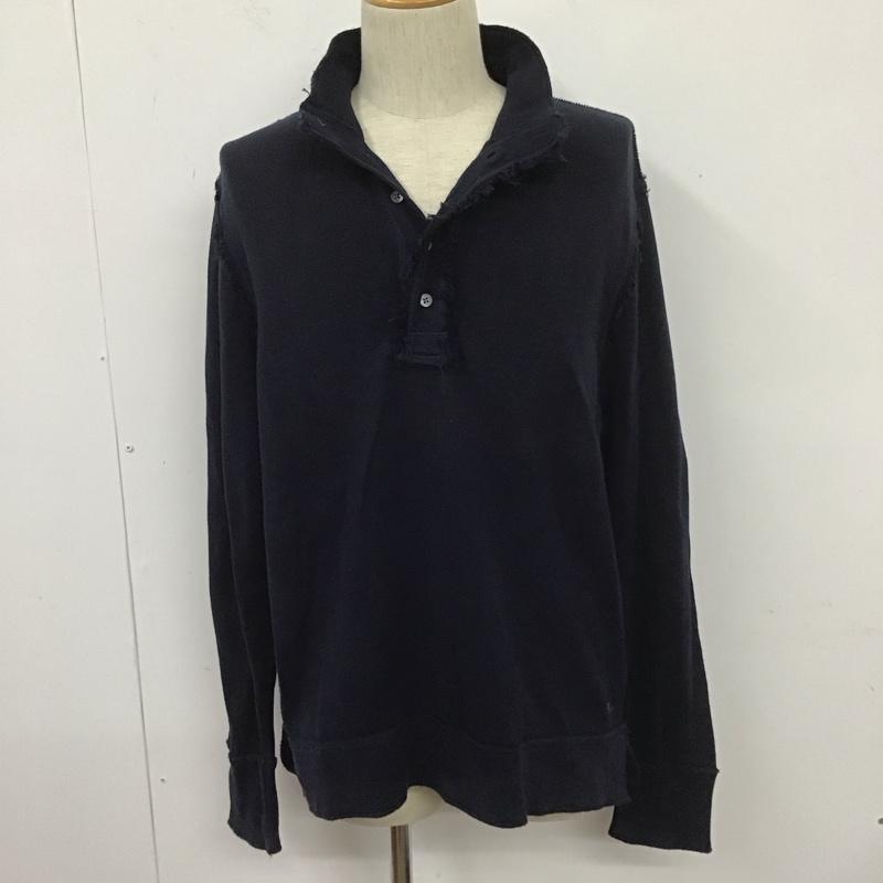 ラルフローレン RALPHLAUREN カットソー 長袖 長袖カットソー ヘンリーネックカットソー ロングスリーブカットソー XL 無地 紺 / ネイビー / メンズ USED 古着 中古 10108039