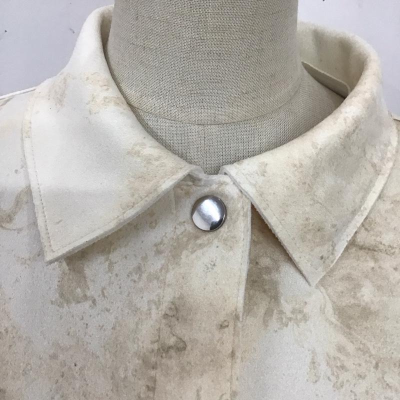 ザラ ZARA ジャケット、上着 ジャケット、ブレザー 8372 524 712 フェイクスエード M アイボリー / アイボリー / X ベージュ / ベージュ / レディース USED 古着 中古 10122068