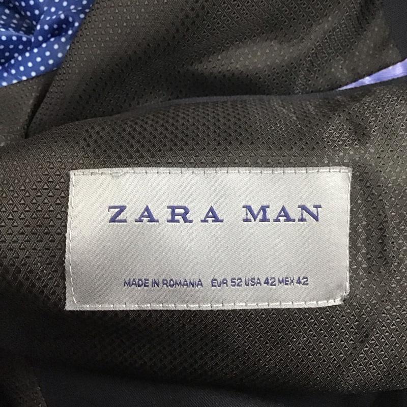 ザラメン ZARA MAN ジャケット、上着 ジャケット、ブレザー カジュアルジャケット カラージャケット ポケットジャケット アウター スーツ 無地 紺 / ネイビー / メンズ USED 古着 中古 10107478