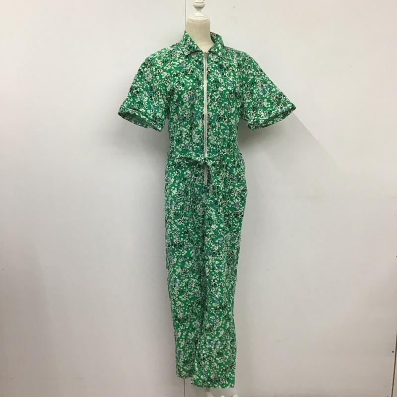 ザラ ZARA ワンピース・ドレス・オールインワン ワンピース・ドレス・オールインワン 半袖オールインワン 花柄シャツ ワイドパンツ S プリント マルチカラー / マルチカラー / レディース USED 古着 中古 10126927