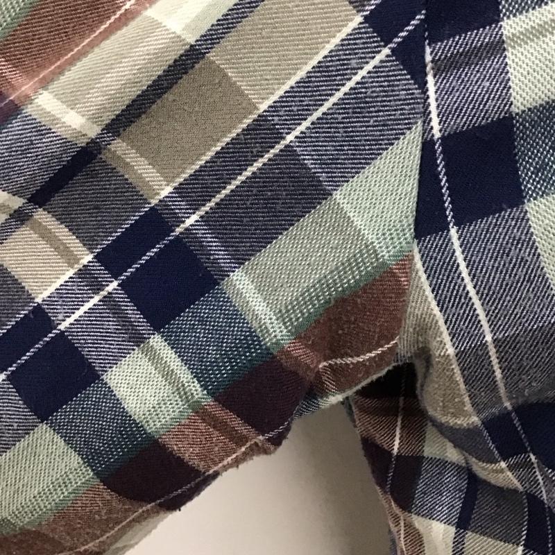 アベイシングエイプ A BATHING APE シャツ、ブラウス 長袖 長袖シャツ カラーシャツ ポケットシャツ 長袖カットソー チェックシャツ 初期 M チェック マルチカラー / マルチカラー /  メンズ USED 古着 中古 10110806