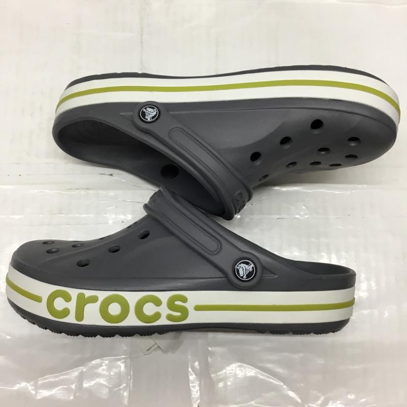 クロックス crocs サンダル サンダル 205089-0A3 Bayaband Clog 26cm サボ 26.0cm ロゴ、文字 灰 / グレー / メンズ USED 古着 中古 10110662