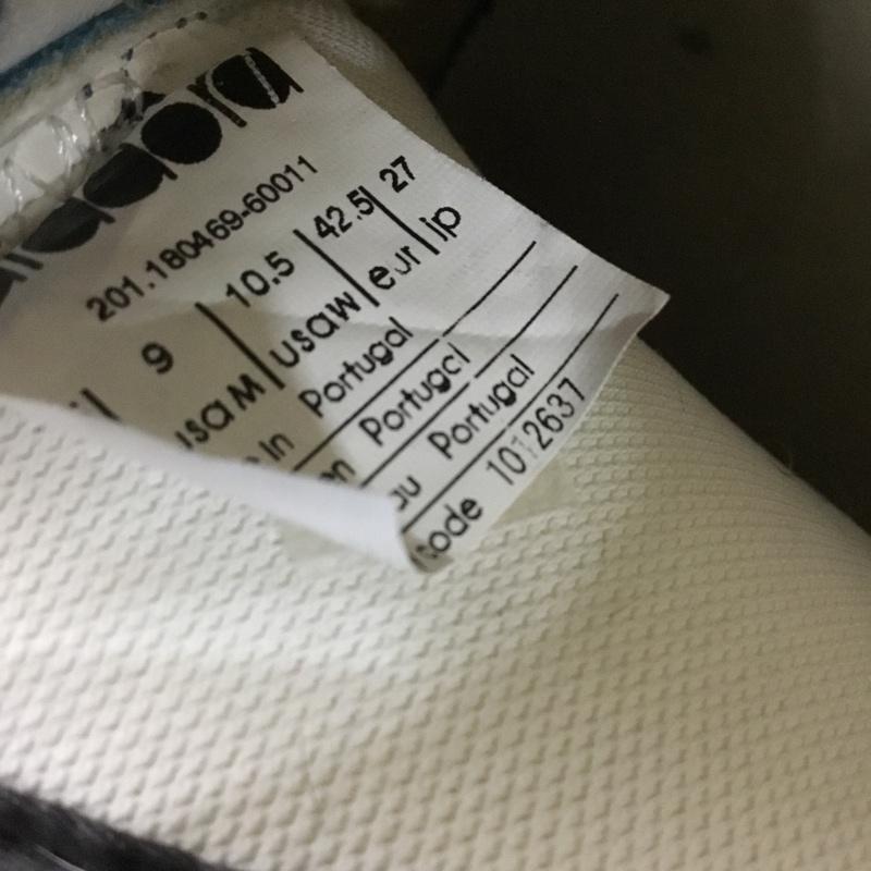 ディアドラ DIADORA スニーカー スニーカー 1012637 ローカット 27cm 27.0cm ロゴ、文字 青 / ブルー / X 黄 / イエロー / メンズ USED 古着 中古 10136384