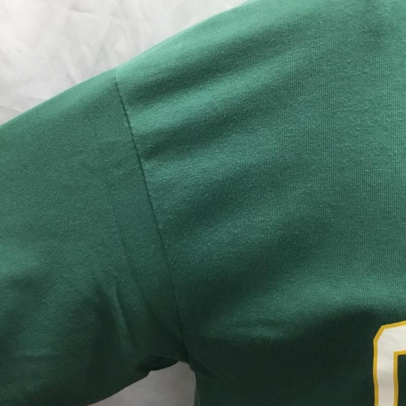 イング INGNI Tシャツ 半袖 1221-100125-00 カレッジTシャツ クルーネック M ロゴ、文字 緑 / グリーン / レディース USED 古着 中古 10115557