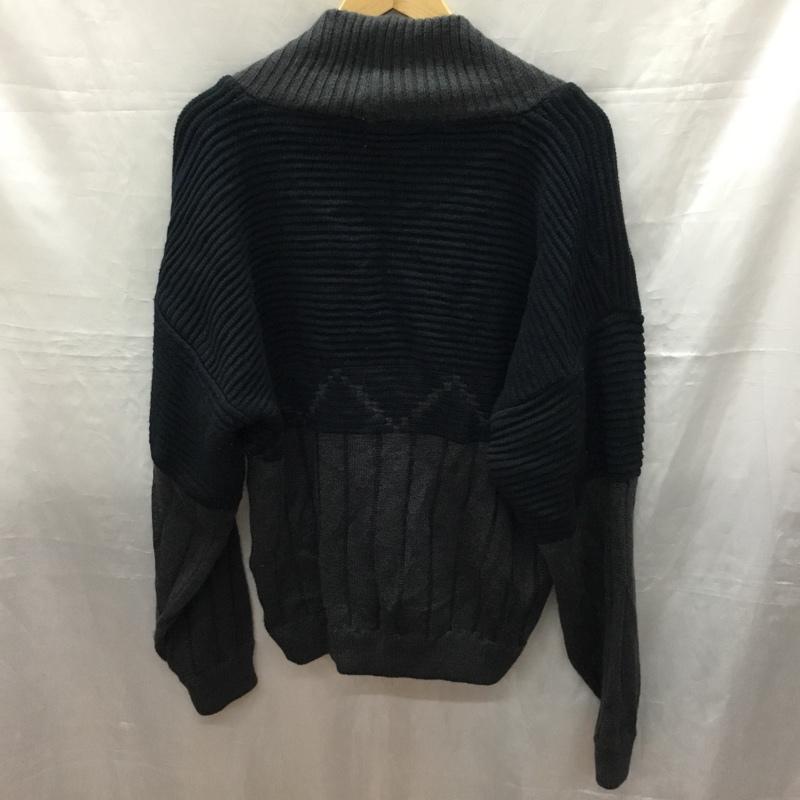 古着 USED カーディガン 長袖 XL 黒 / ブラック / X チャコールグレー / チャコールグレー / メンズ USED 古着 中古 10118850